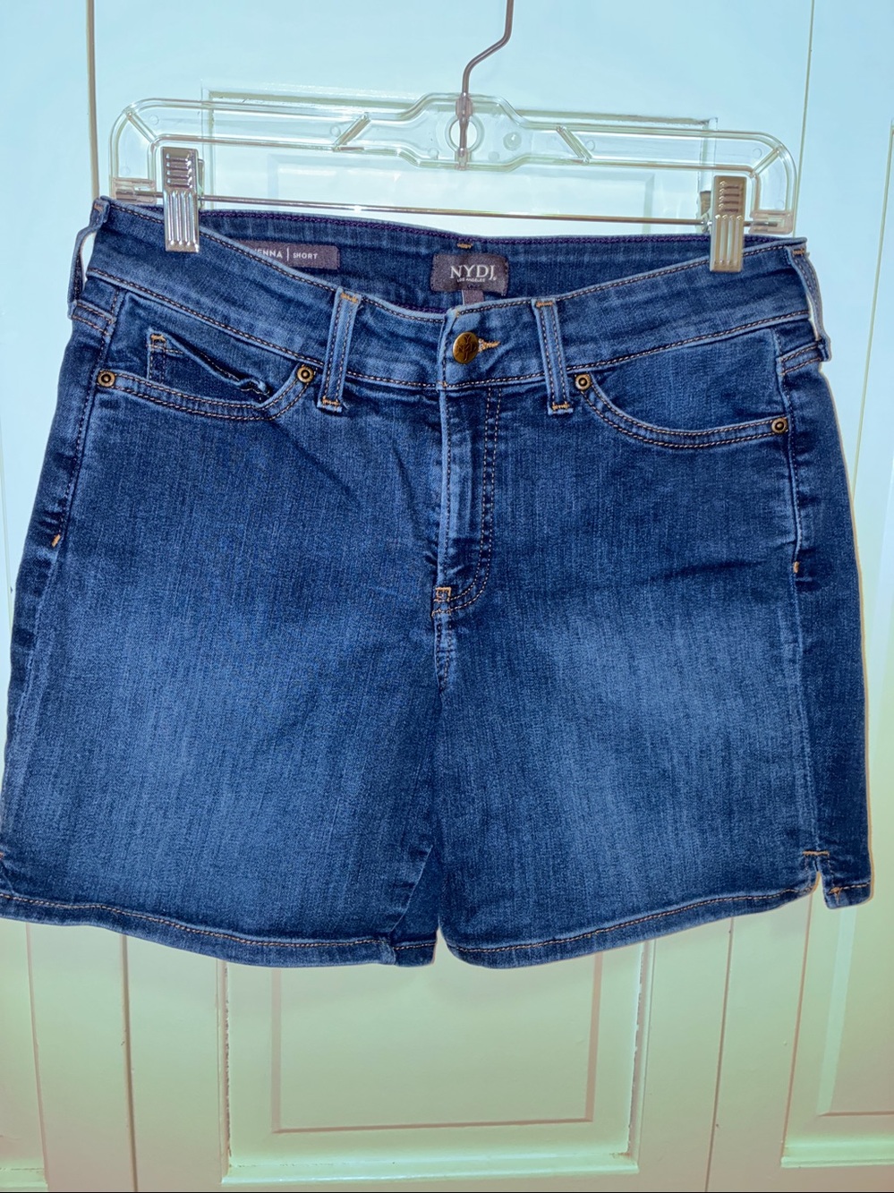 NYDJ Jenna Petite Jean Shorts